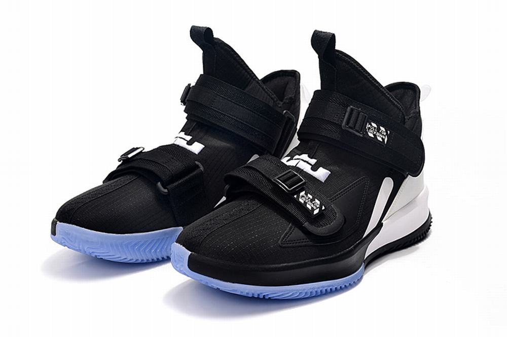 Nike Lebron James Soldier 13 Shoes Black White